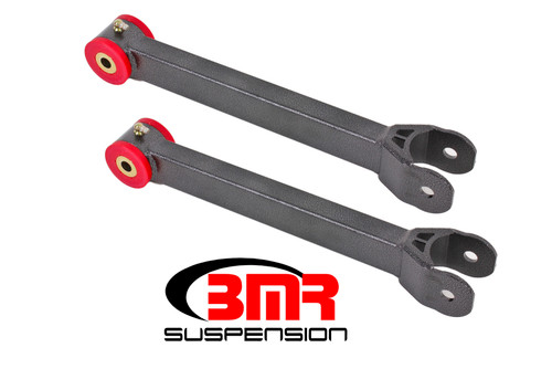 BMR Lower Trailing Arms, Non-adjustable, Poly, Black - 16-24 Camaro