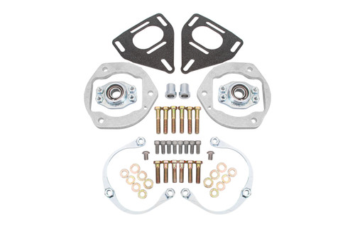 BMR Caster Camber Plates for Factory Spring - Black - 16-24 Camaro