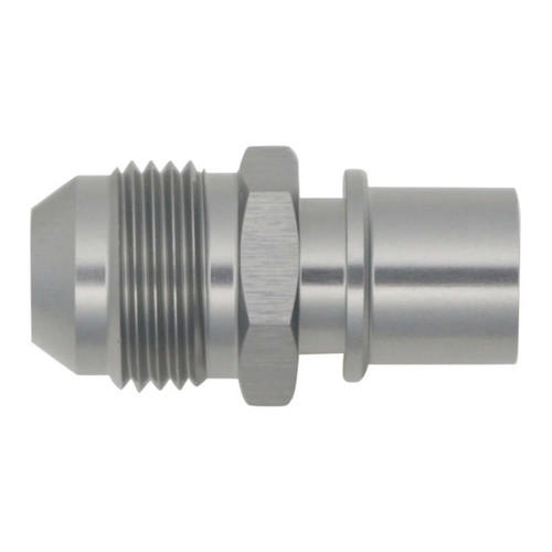 DeatschWerks 8AN Male Flare to Toyota Module Quick Connect - Anodized DW Titanium - 6-02-0128