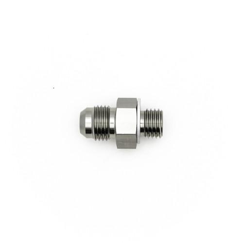 DeatschWerks 6AN Male Flare To M12 X 1.5 Male Metric Adapter  (Incl. Crush Washer) - 6-02-0613