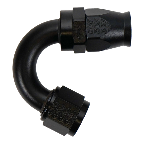 DeatschWerks 10AN Female Flare Swivel (Incl Ferule/Olive) 150-degree Hose End PTFE - 6-02-0881-B Photo - Primary