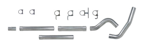 Diamond Eye KIT 4in CB MFLR RPLCMENT PIPE SGL AL: 94-97 FORD 7.3L F250/F350 PWRSTROKE - K4310A-RP