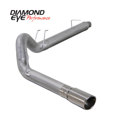 Diamond Eye KIT 5in CB RPLCMENT PIPE SGL SS: 94-97 FORD 7.3L F250/F350 PWRSTROKE - K5316S-RP