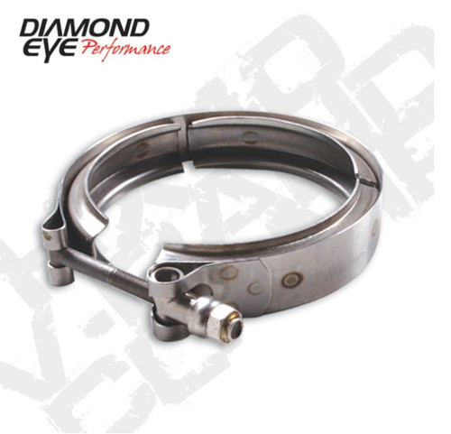 Diamond Eye CLAMP V 3.75in NOMINAL FITS CHEVY 6.5L STOCK TURBO - VC375CHV65