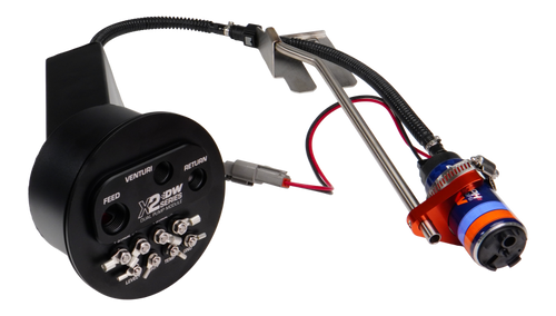 DeatschWerks 94-02 Nissan Silvia and Skyline X2 Surge Module with DW420 Pumps and Install Kit - 9-421-7022