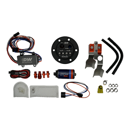 Deatschwerks X2 Pump Hanger w/ 810lph Brushless Fuel pump for 92-00 Honda Civic - 9-811-C105-7043