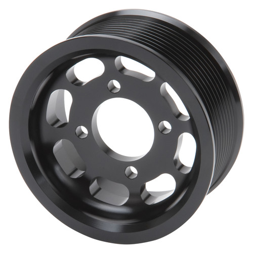 Edelbrock Pulley Enforcer 10 Rib 3 875In Black - 15847