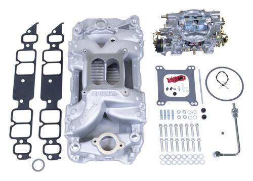 Edelbrock Manifold And Carb Kit Performer RPM Air-Gap Big Block Chevrolet Rectangle Port - 2064