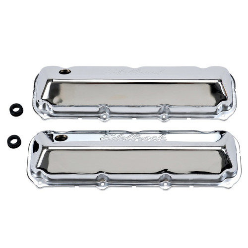 Edelbrock Valve Cover Signature Series Ford 429/460 CI V8 Chrome - 4463