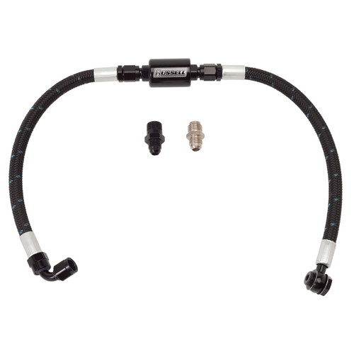 Edelbrock Fuel Hose Assembly Proclassic Finish w/ Competition Filter SBC - 8103