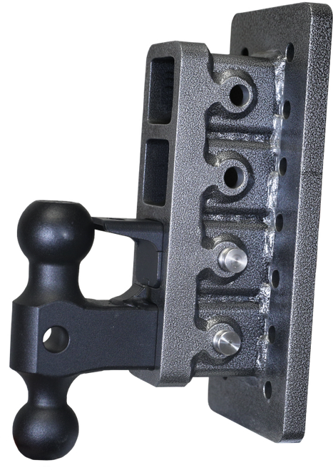 Gen-Y Mega Duty 2in Bolt-On 7.5in Drop 2K TW 16K Hitch w/GH-051 Dual-Ball/GH-032 Pintle Lock - GH-124