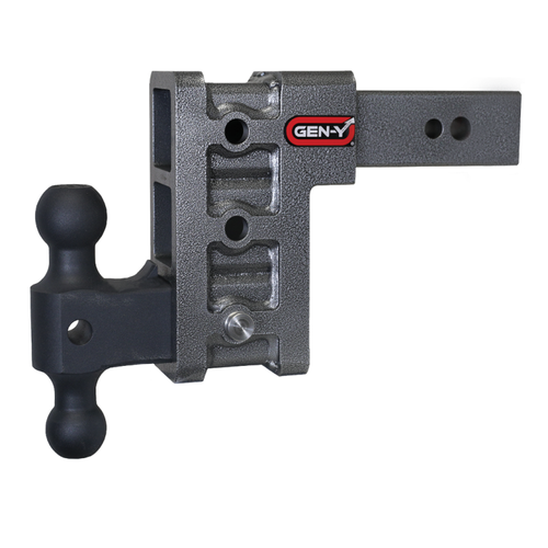 Gen-Y Mega Duty 2.5in Shank 6in Drop 3.5K TW 32K Hitch w/GH-0161 Dual-Ball - GH-1613