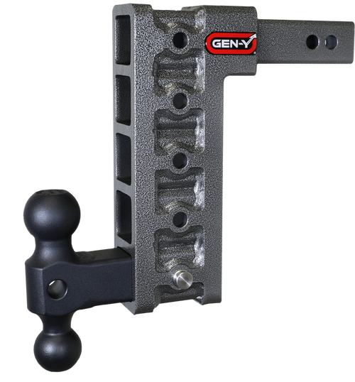 Gen-Y Mega Duty 2in Shank 10in Drop 1.5K TW 10K Hitch w/GH-031 Dual-Ball - GH-315
