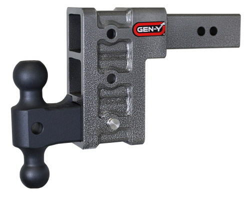 Gen-Y Mega Duty 2.5in Shank 6in Drop 3K TW 21K Hitch w/GH-061 Dual-Ball - GH-613