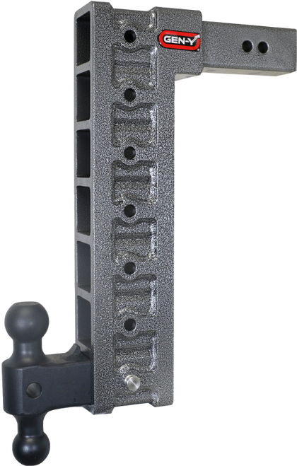 Gen-Y Mega Duty 2.5in Shank 18in Drop 3K TW 21K Hitch w/GH-061 Dual-Ball/GH-0101 Stabilizer Kit - GH-617