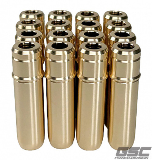 GSC P-D Ford Coyote Gen 3 Intake/Exhaust Valve Guide Set - Set of 16 (Use OEM or GSC 1102) - 3133-16