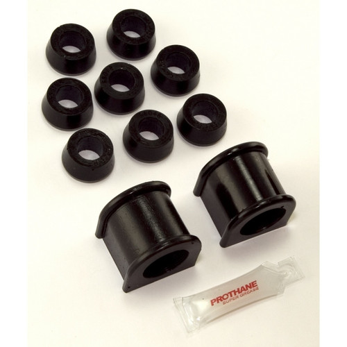 Rugged Ridge Front Swaybar Bushing Kit Black 1-1/8 In. 87-95 Jeep Wrangler YJ - 1-1107BL