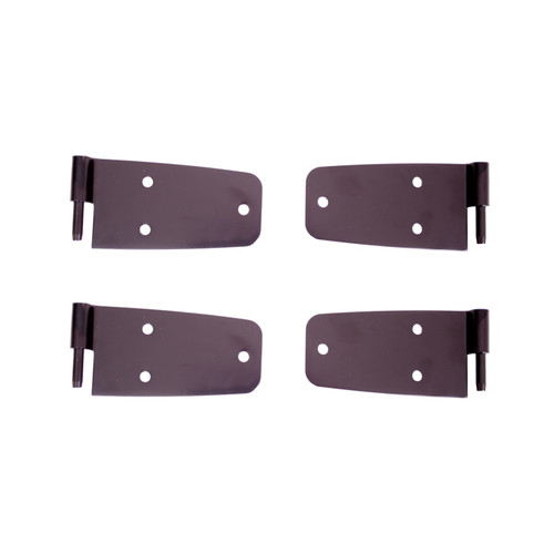 Rugged Ridge 76-86 Jeep CJ Black Door Hinge Kit - 11202.02