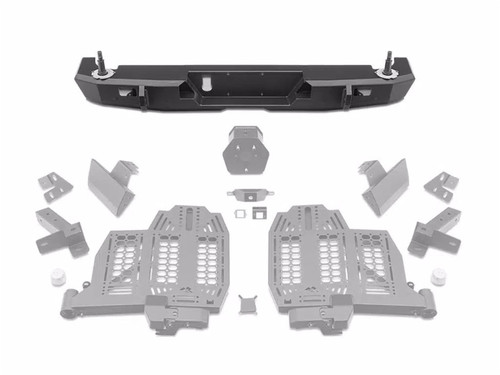 Rugged Ridge 20-24 Jeep Gladiator Wingmate Rear Bumper (Max Spare Wheel/Tire 37in. Dia.) - Tex. Blk - 11540.38