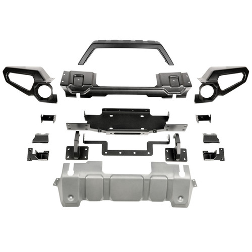 Rugged Ridge Venator Front Bumper W/Overrider & Winch Tray JL - 11549.41