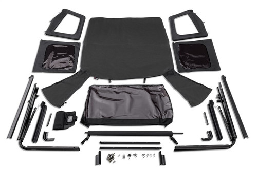 Rugged Ridge Complete Soft Top w/Black Frame 76-95 Jeep Wrangler CJ/YJ - 13781.15