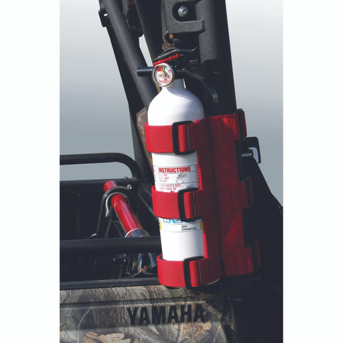 Rugged Ridge Fire Extinguisher Holder Red - 63305.20
