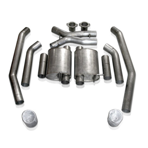 Stainless Works Pontiac GTO 2005-2006 Exhaust Chambered (w/x-pipe) - 05GTOCTMCB