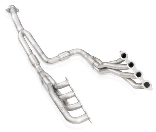 Stainless Works 2020-21 Silverado HD 6.6L 2in Long Tube Header Kit Performance Connect - CT220HCAT