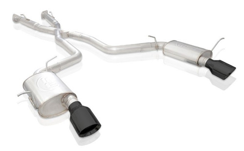 Stainless Works 18-19 Dodge Durango 6.4L Redline Catback Exhaust w/ Black Tips - DUR18CBR-B