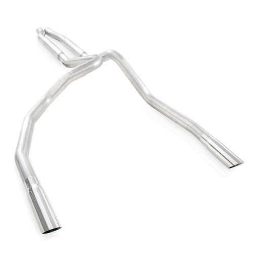 Stainless Works 2011-14 F-150 5.0L 3in Exhaust S-Tube Mufflers Under Bumper Exit - FT11CBUB