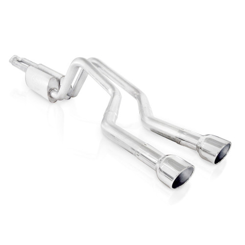 Stainless Works 2006-09 Trailblazer SS 6.0L 2-1/2in S-Tube Exhaust Y-Pipe Center Bumper Exit - TBTDLMFCBCO