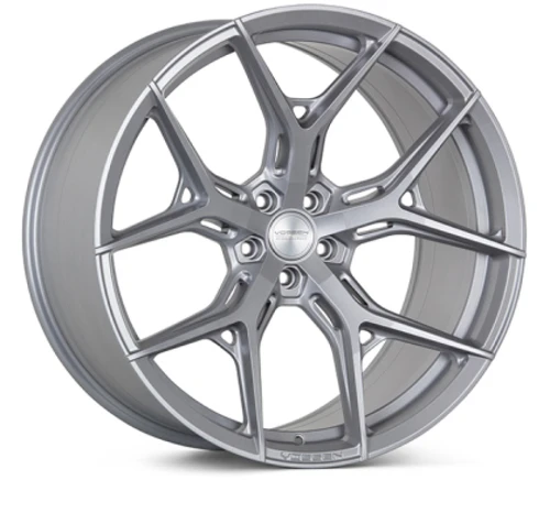 Vossen HF5 - 22X10.5 - 5X112 - ET0 - SUPER DEEP - 66.5 - SSV - SATIN SILVER - HF5-2M006 Photo - Primary