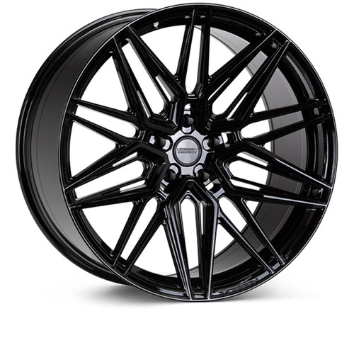 Vossen HF-7 20x10 / 5x112 / ET50 / Deep Face / 66.5 - Gloss Black Wheel - HF7-0M14