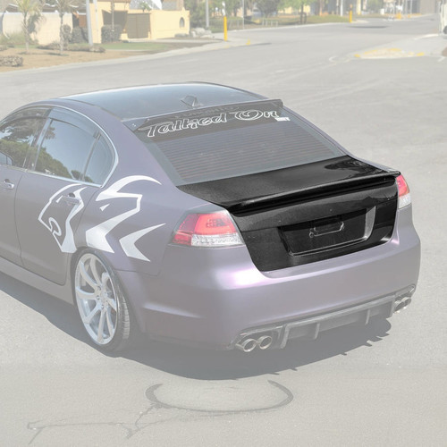 EOS Carbon Fiber Trunk w. Integrated Spoiler - 08-09 Pontiac G8 (TRUNK-1220-BKCF)