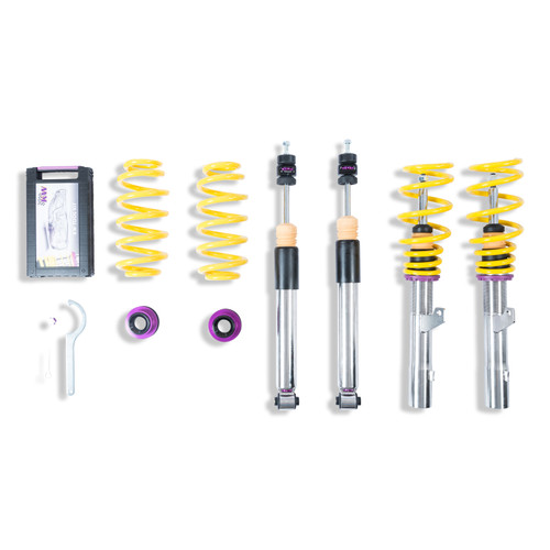 KW Coilover Kit V3 2018+ VW Tiguan (MQB) FWD/AWD w/o Electronic Dampers - 352800BB