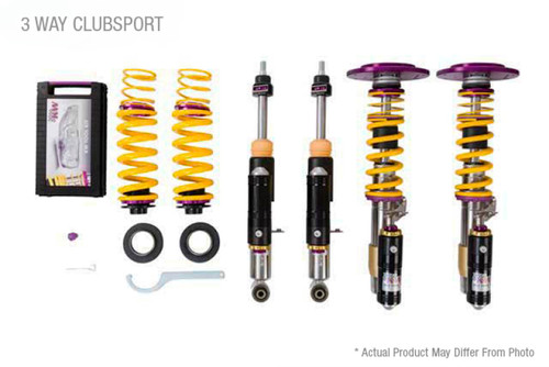 KW Porsche 911 GT2RS 991.2 Without OE NoseLift Clubsport Coilover Kit 3-Way - 39771281