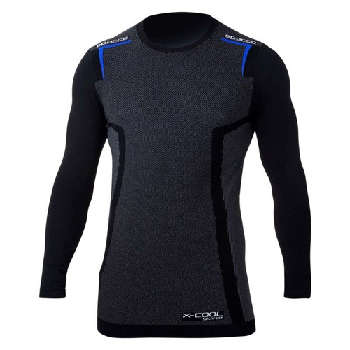 Sparco Undershirt K-Carbon Black/Blue - 002202NREB0XXS Photo - Primary