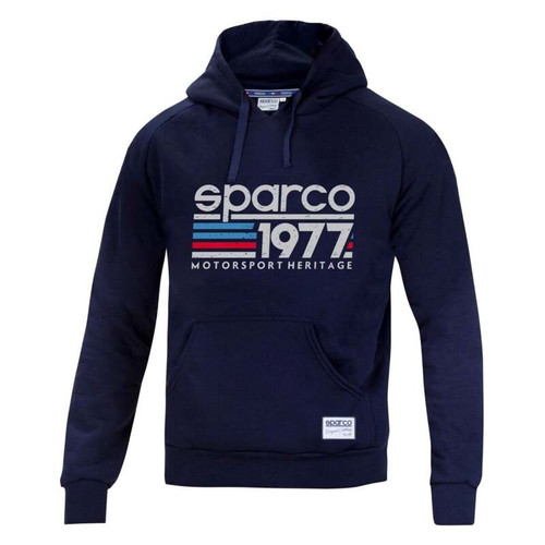 Sparco Hoodie 1977 XXL Navy - 01320BM5XXL Photo - Primary