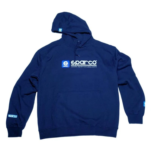 Sparco Sweatshirt Hooded WWW Royal SMALL - SP03100AZ1S Photo - Primary