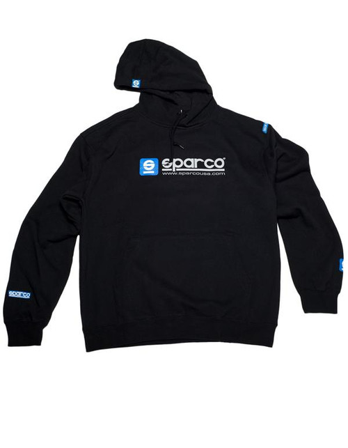 Sparco Sweatshirt Hooded WWW Blk Xlrg - SP03100NR4XL Photo - Primary