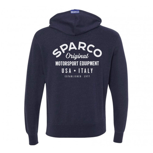 Sparco Sweatshirt ZIP Garage NVY - XL - SP04800BM4XL
