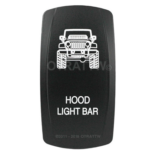Spod JK Hood Light Bar Rocker Switch - VVPZCJK-HLB