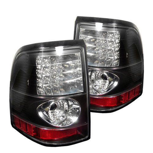 Spyder Ford Explorer 4Dr (Except Sport Trac)02-05 LED Tail Lights Black ALT-YD-FEXP02-LED-BK - 5002952