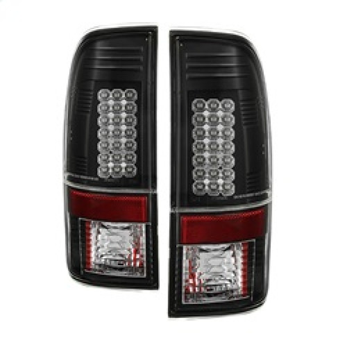 Spyder Ford Super Duty 08-15 LED Tail Lights Black ALT-YD-FS07-LED-BK - 5003898