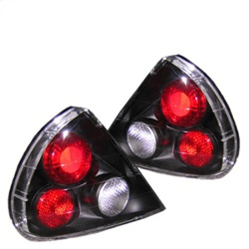 Spyder Mitsubishi Mirage 99-02 2/4Dr Euro Style Tail Lights Black ALT-YD-ML99-BK - 5006493