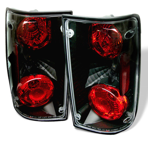 Spyder Toyota Pick Up 89-95 Euro Style Tail Lights Black ALT-YD-TP89-BK - 5007636