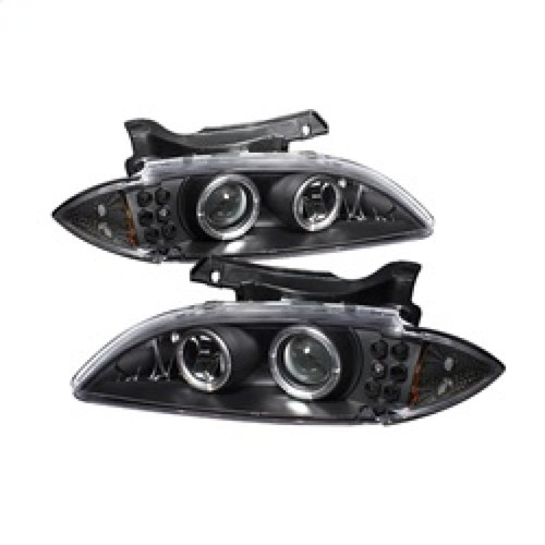 Spyder Chevy Cavalier 95-99 Projector Headlights LED Halo Replaceable LEDs Blk PRO-YD-CCAV95-BK - 5009265