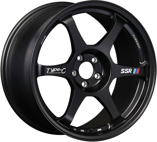 SSR Type-C Forged 17x9.0 +38 5/100 - Sprint Black Wheel - F317900+3805CMB