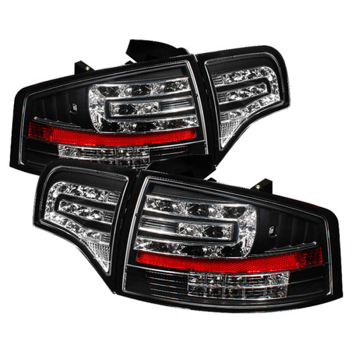Spyder Audi A4 4Dr 06-08 LED Tail Lights Black ALT-YD-AA406-G2-LED-BK - 5029287