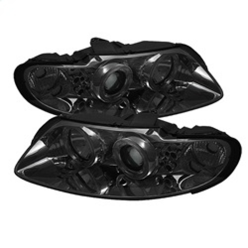 Spyder Pontiac GTO 04-06 Projector Headlights LED Halo LED Smoke High H1 Low H1 PRO-YD-PGTO04-HL-SM - 5034007